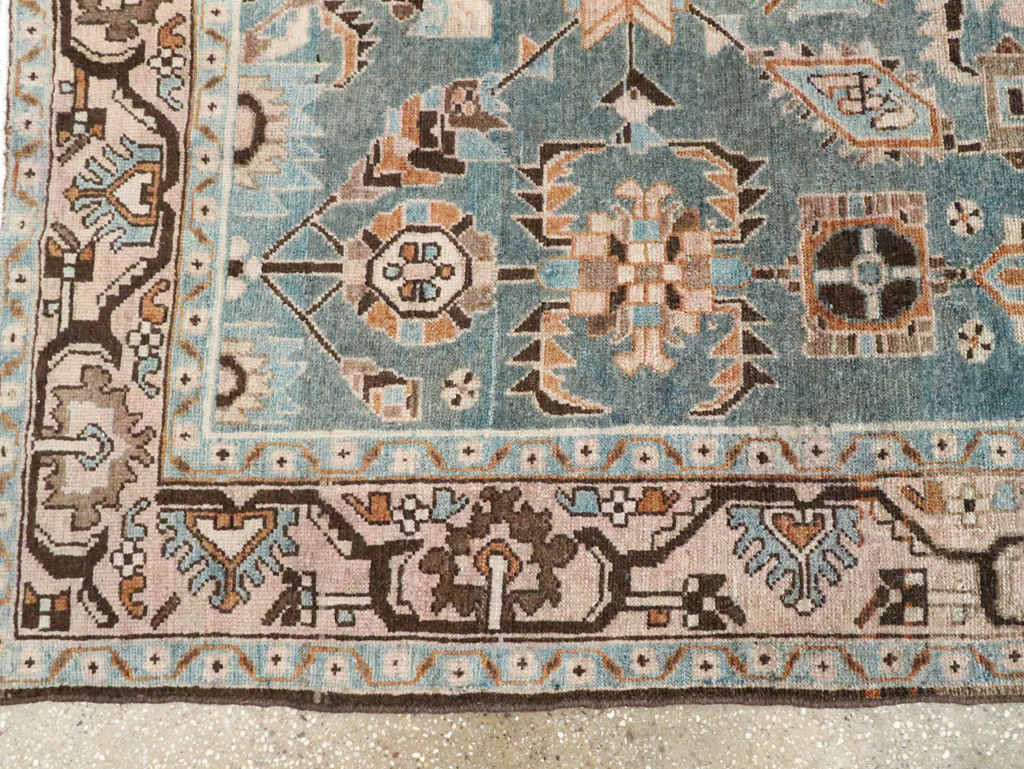 Vintage Persian Malayer Accent Rug, No.28615 - Gsblank