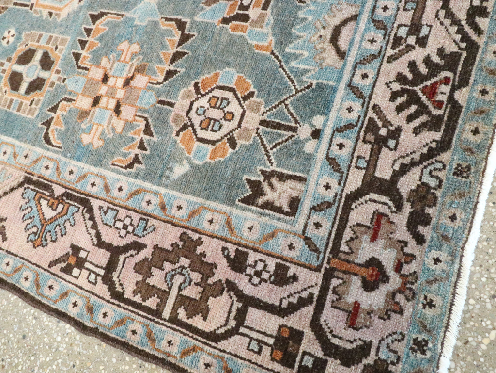 Vintage Persian Malayer Accent Rug, No.28615 - Gsblank