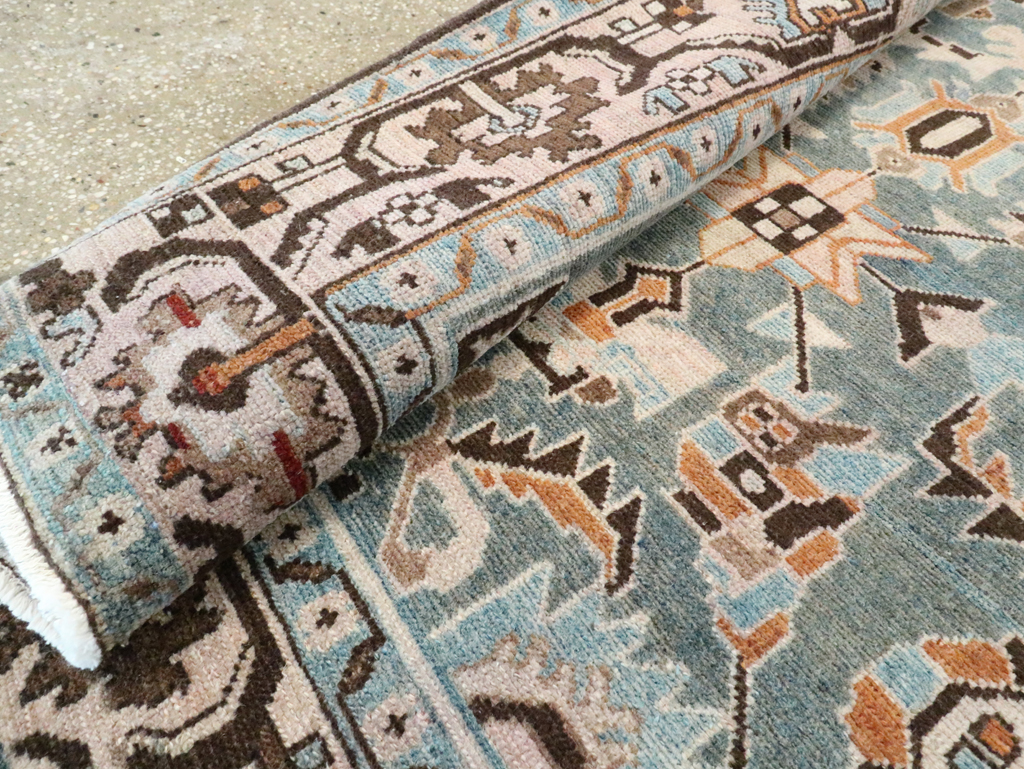 Vintage Persian Malayer Accent Rug, No.28615 - Gsblank