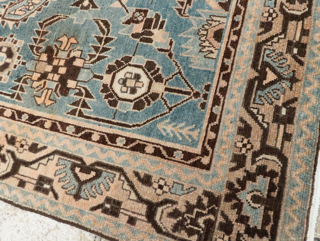 Vintage Persian Malayer Accent Rug, No.28616 - Gsblank