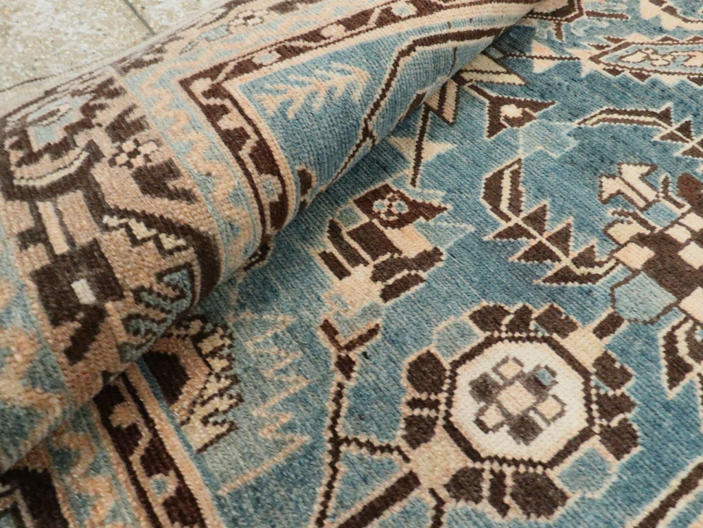 Vintage Persian Malayer Accent Rug, No.28616 - Gsblank