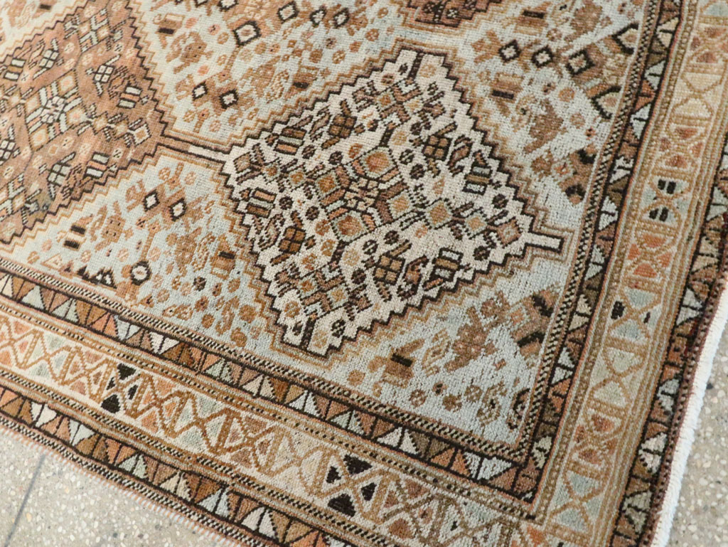 Antique Persian Afshar Accent Rug, No.28618 - Gsblank