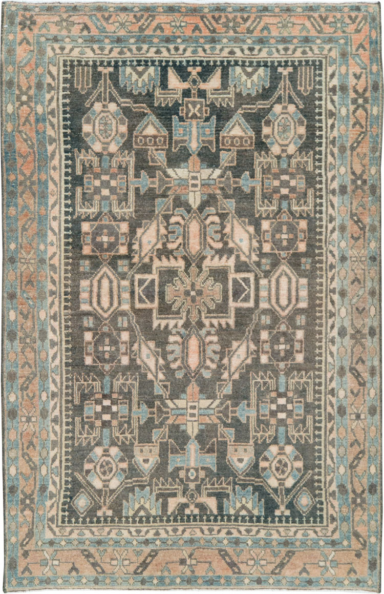 Vintage Persian Malayer Rug, No.28619 - Gsblank