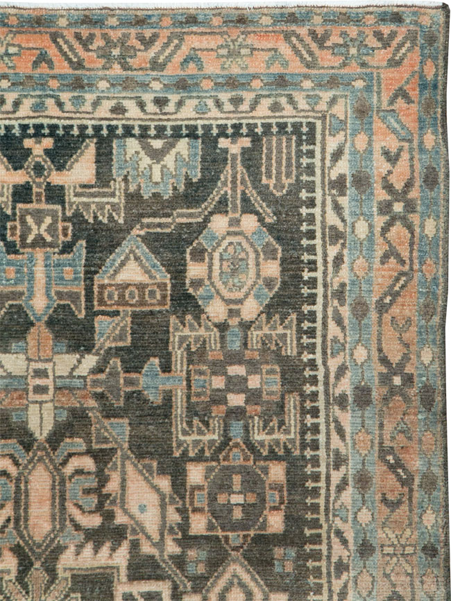 Vintage Persian Malayer Rug, No.28619 - Gsblank