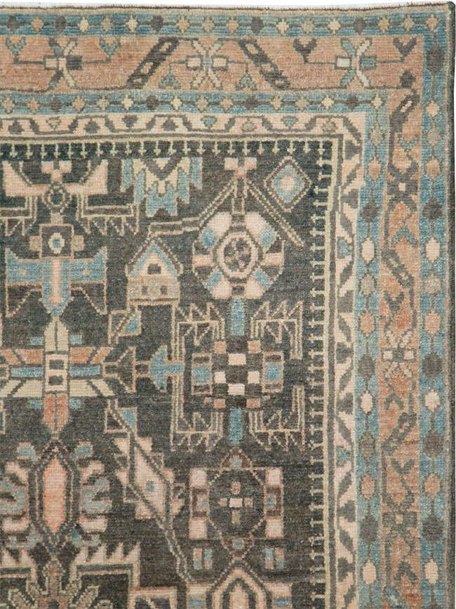 Vintage Persian Malayer Rug, No.28619 - Gsblank