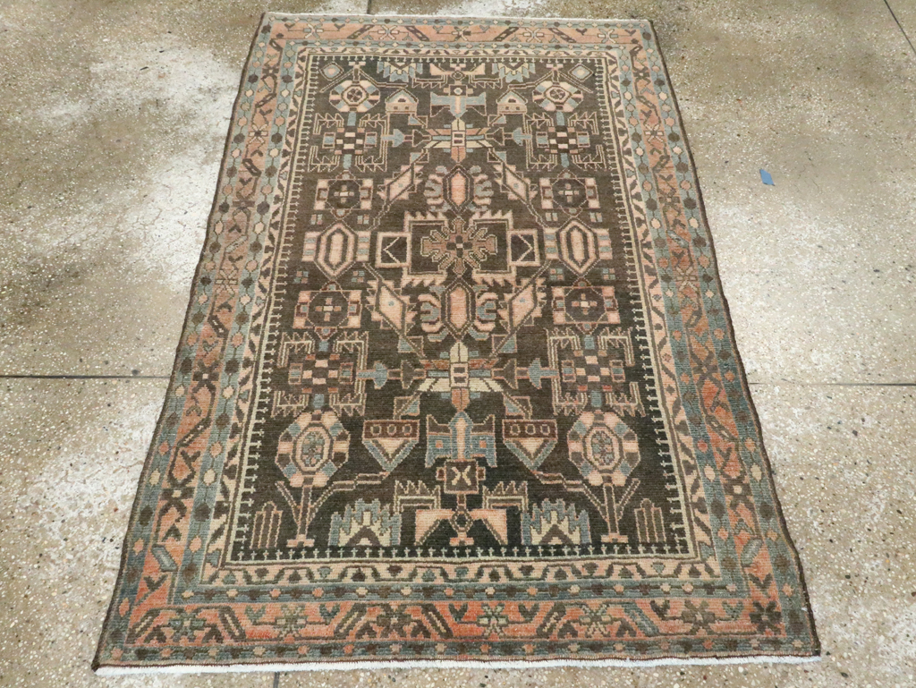 Vintage Persian Malayer Rug, No.28619 - Gsblank
