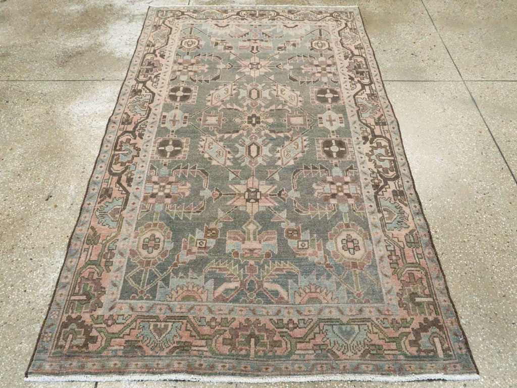 Vintage Persian Malayer Rug, No.28620 - Gsblank