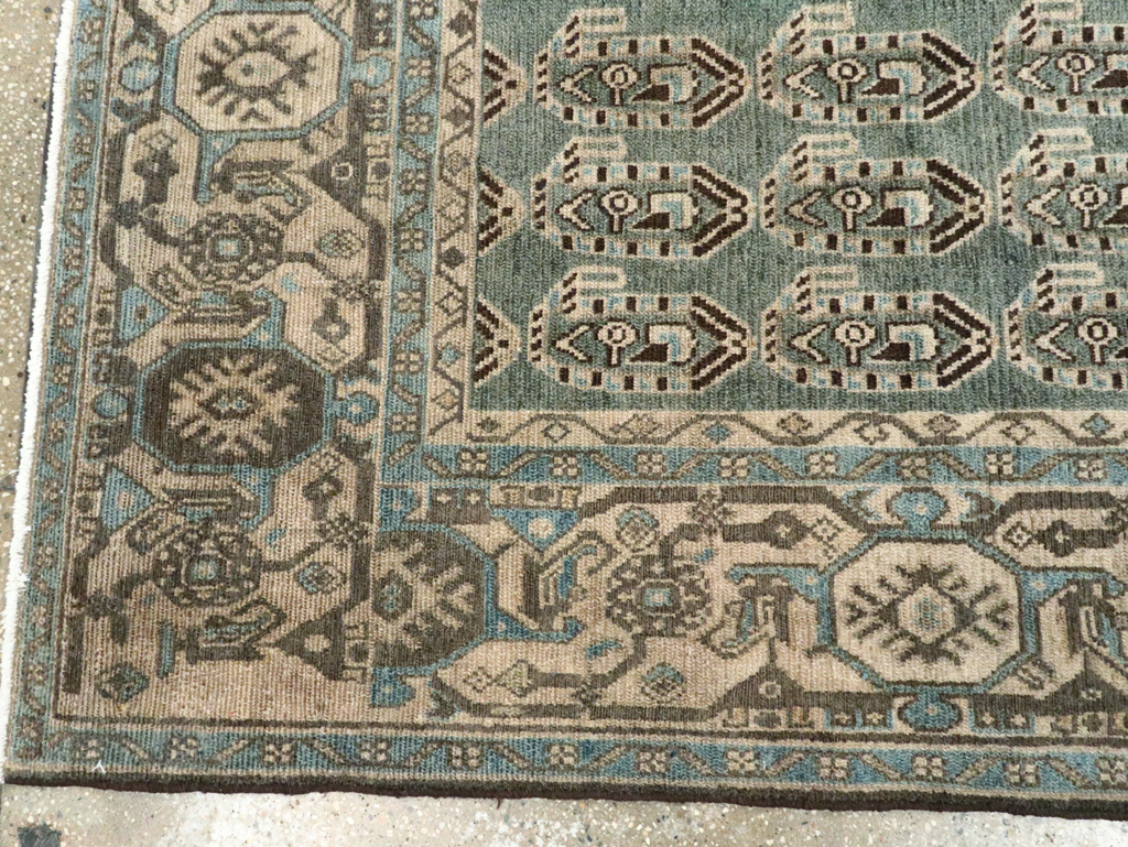 Vintage Persian Malayer Accent Rug, No.28621 - Gsblank