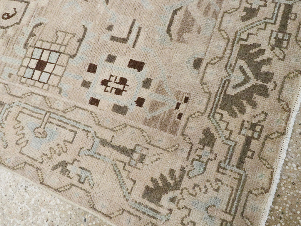 Vintage Persian Malayer Accent Rug, No.28622 - Gsblank