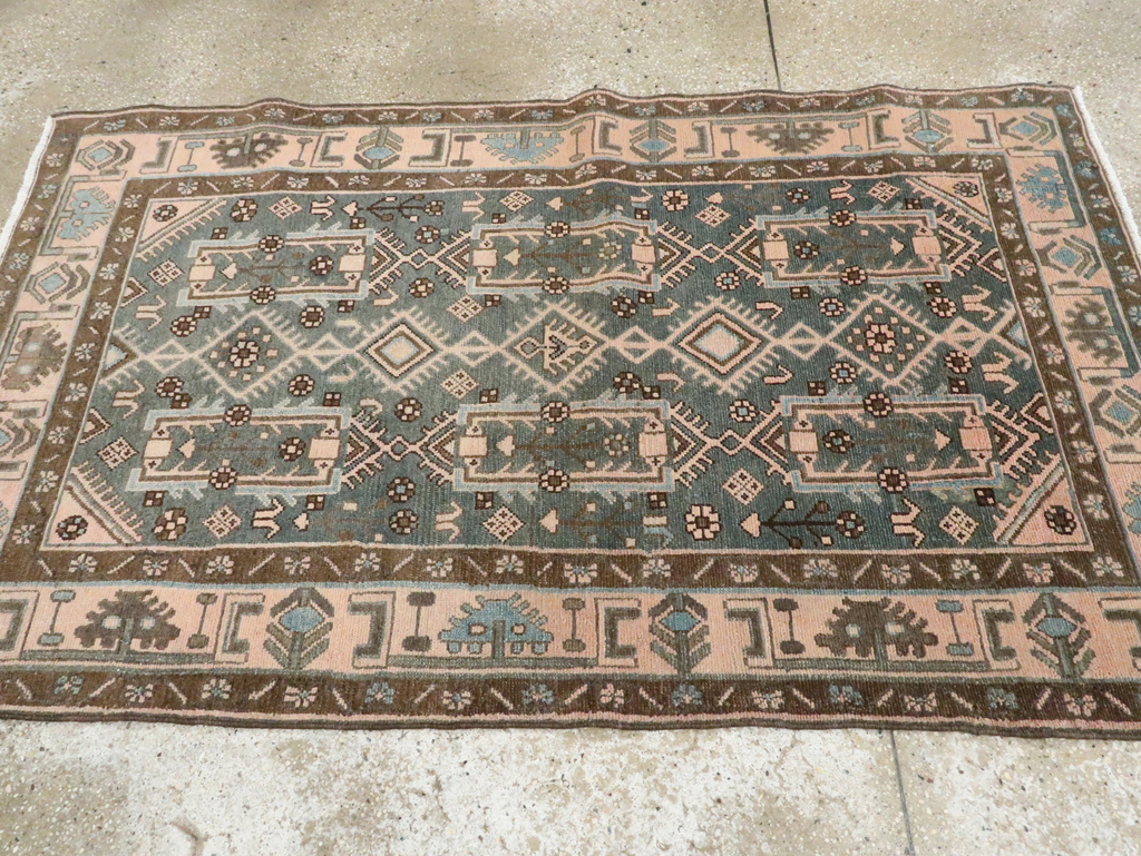 Vintage Persian Malayer Rug, No.28623 - Gsblank