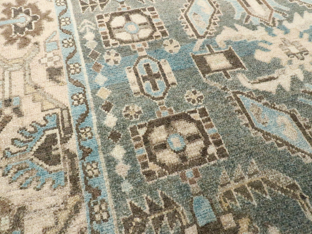 Vintage Persian Malayer Accent Rug, No.28624 - Gsblank