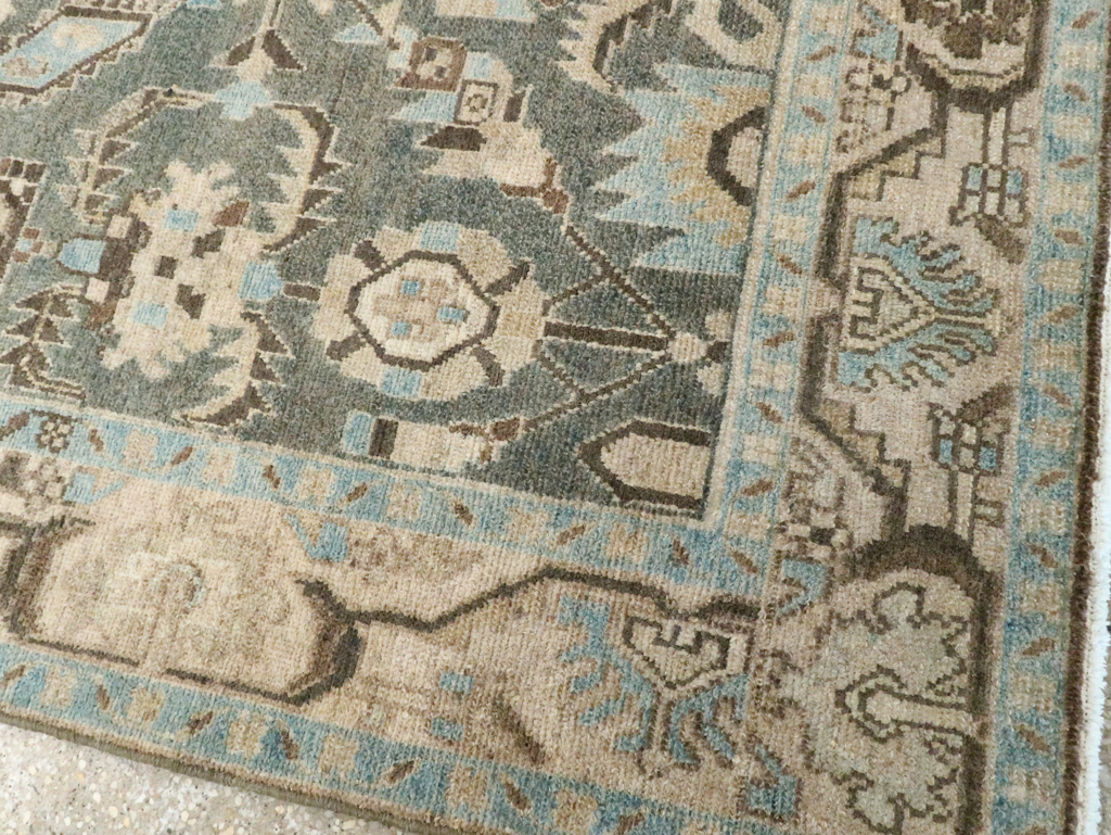 Vintage Persian Malayer Accent Rug, No.28624 - Gsblank
