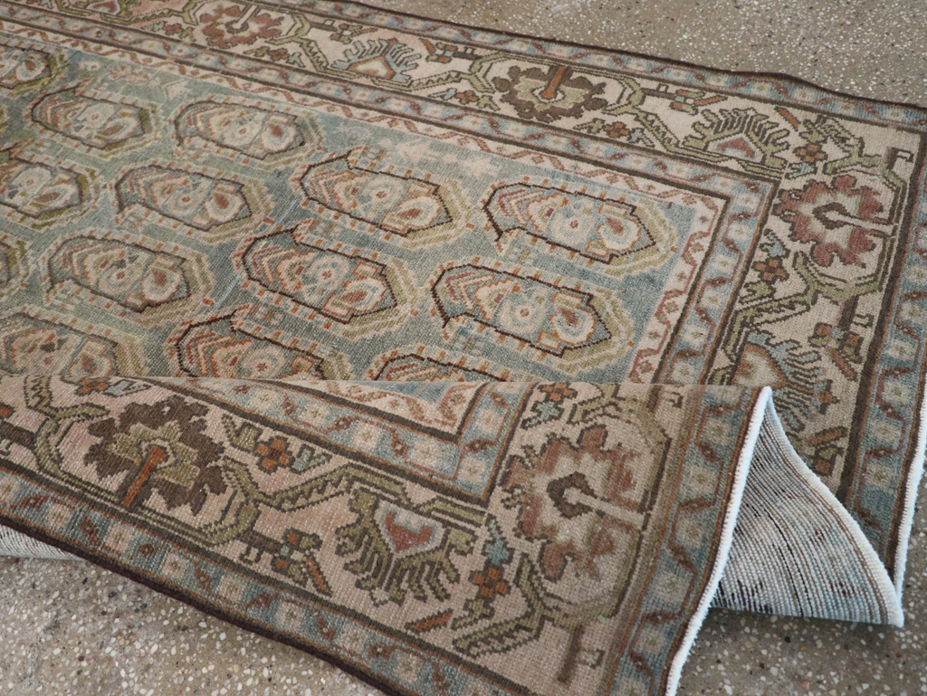 Vintage Persian Malayer Accent Rug, No.28627 - Gsblank