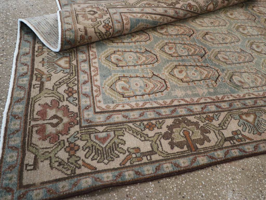 Vintage Persian Malayer Accent Rug, No.28627 - Gsblank