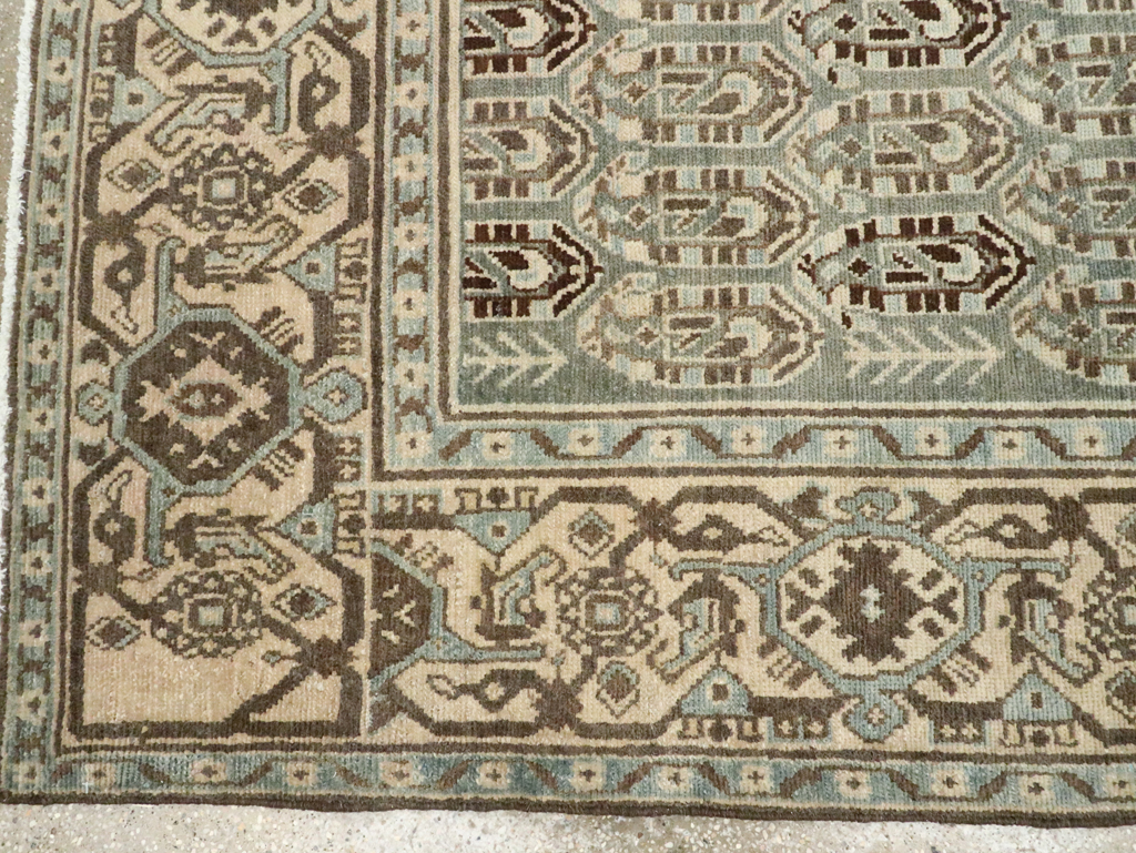 Vintage Persian Malayer Accent Rug, No.28629 - Gsblank
