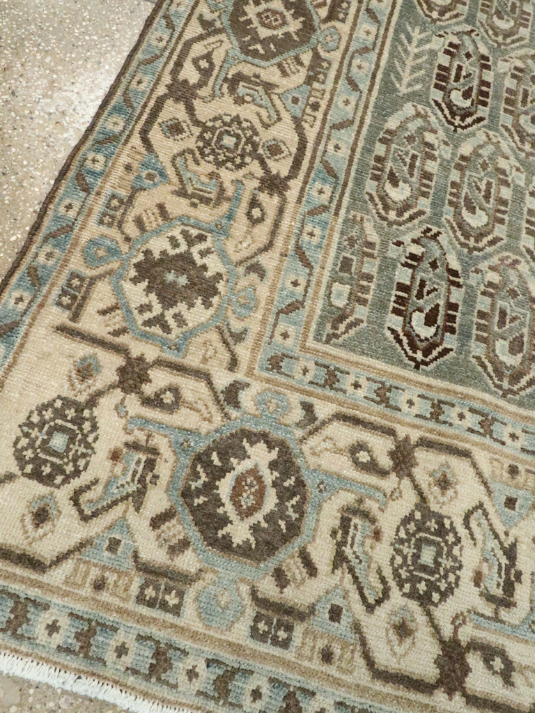 Vintage Persian Malayer Accent Rug, No.28629 - Gsblank