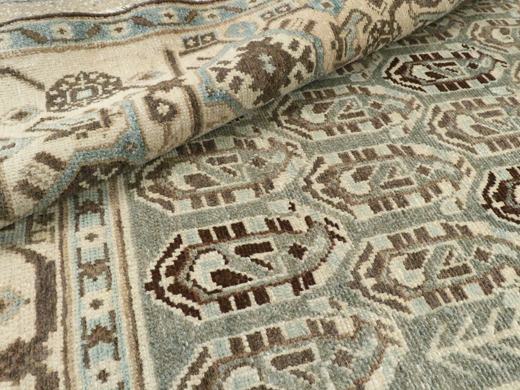 Vintage Persian Malayer Accent Rug, No.28629 - Gsblank