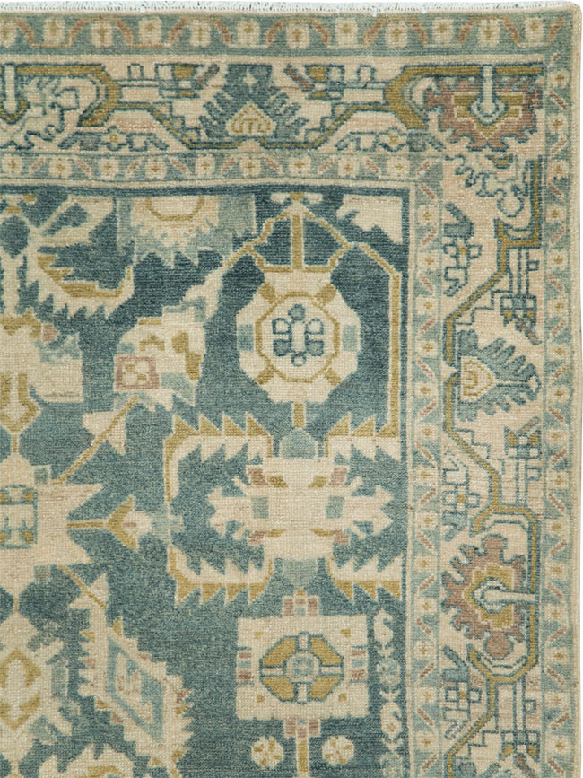 Vintage Persian Malayer Accent Rug, No.28630 - Gsblank
