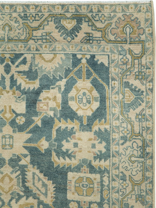 Vintage Persian Malayer Accent Rug, No.28630 - Gsblank