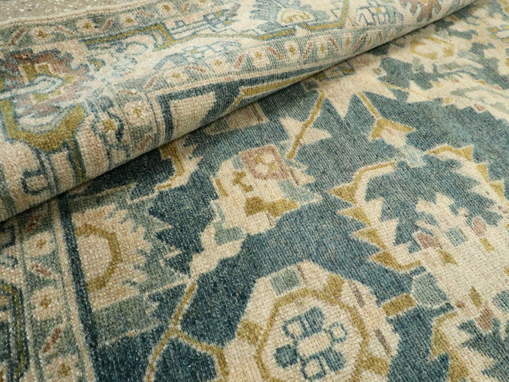 Vintage Persian Malayer Accent Rug, No.28630 - Gsblank