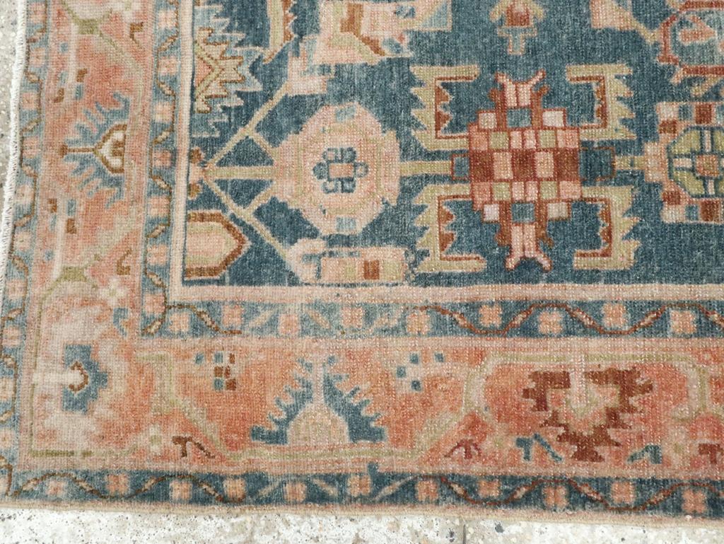 Vintage Persian Malayer Accent Rug, No.28631 - Gsblank