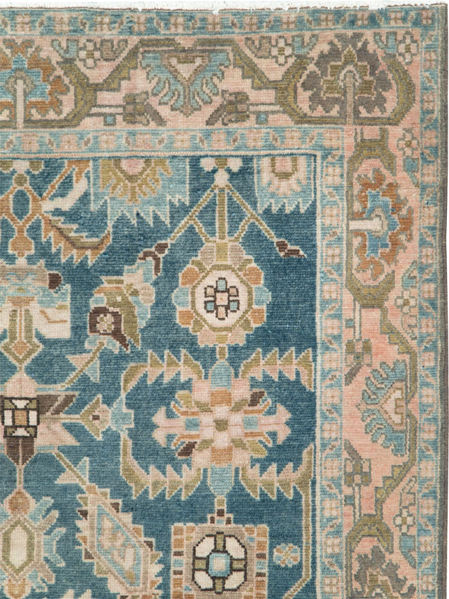 Vintage Persian Malayer Accent Rug, No.28634 - Gsblank