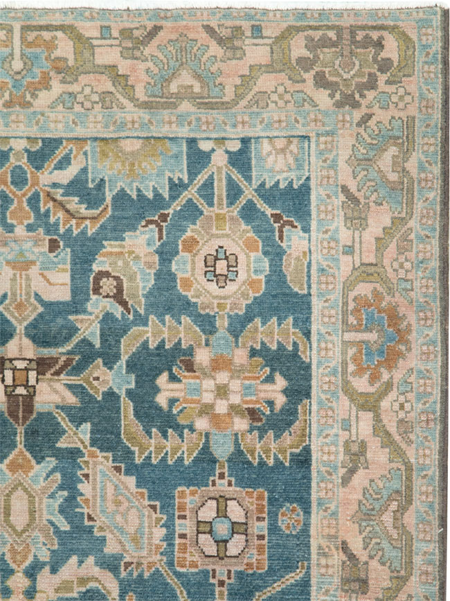 Vintage Persian Malayer Accent Rug, No.28634 - Gsblank