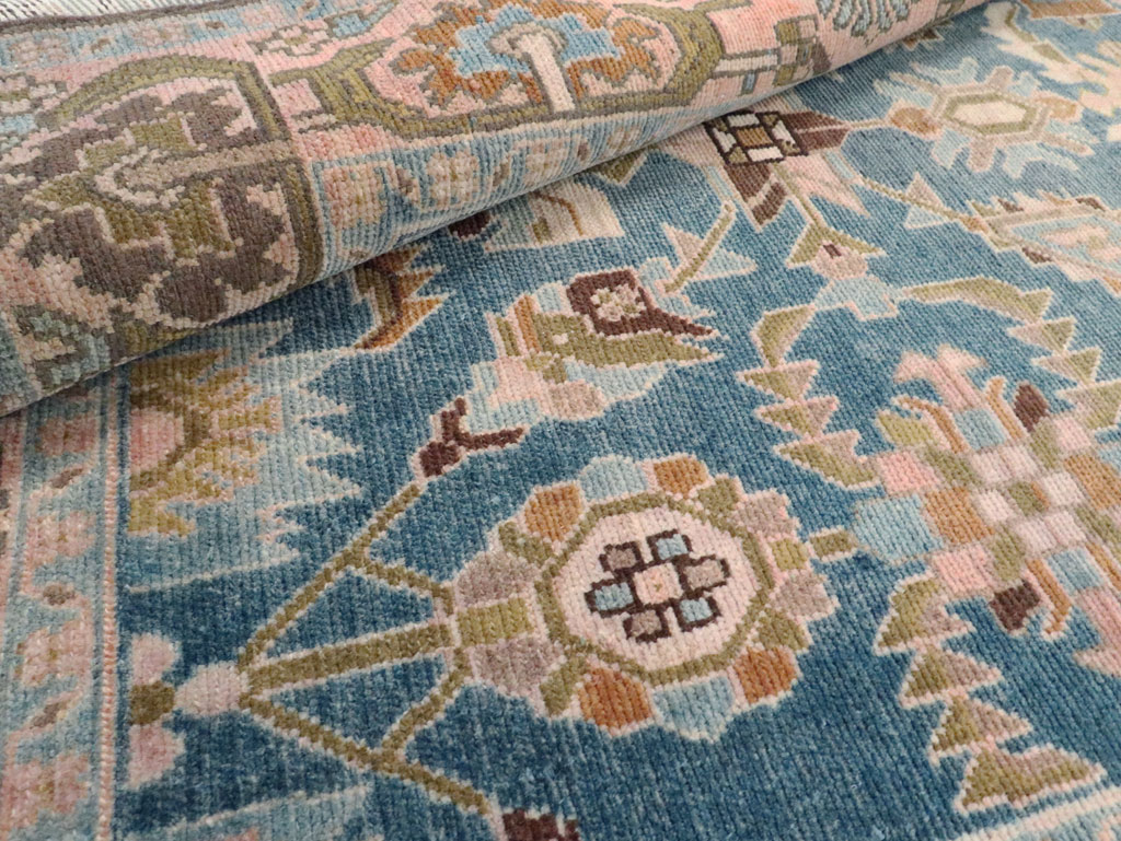 Vintage Persian Malayer Accent Rug, No.28634 - Gsblank