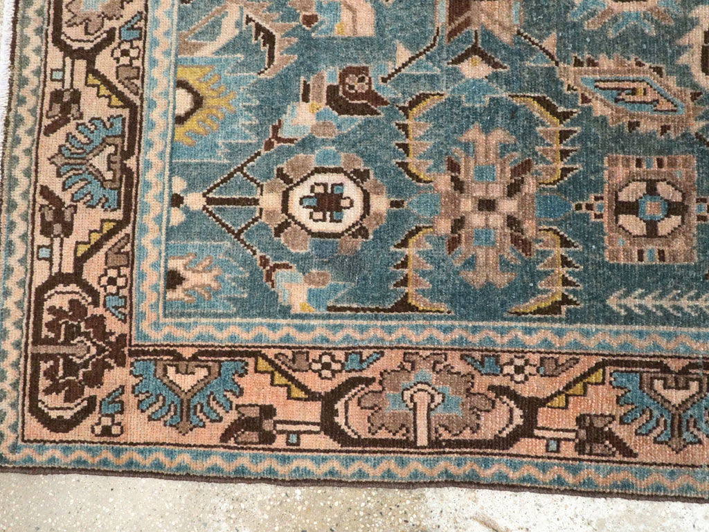Vintage Persian Malayer Accent Rug, No.28635 - Gsblank