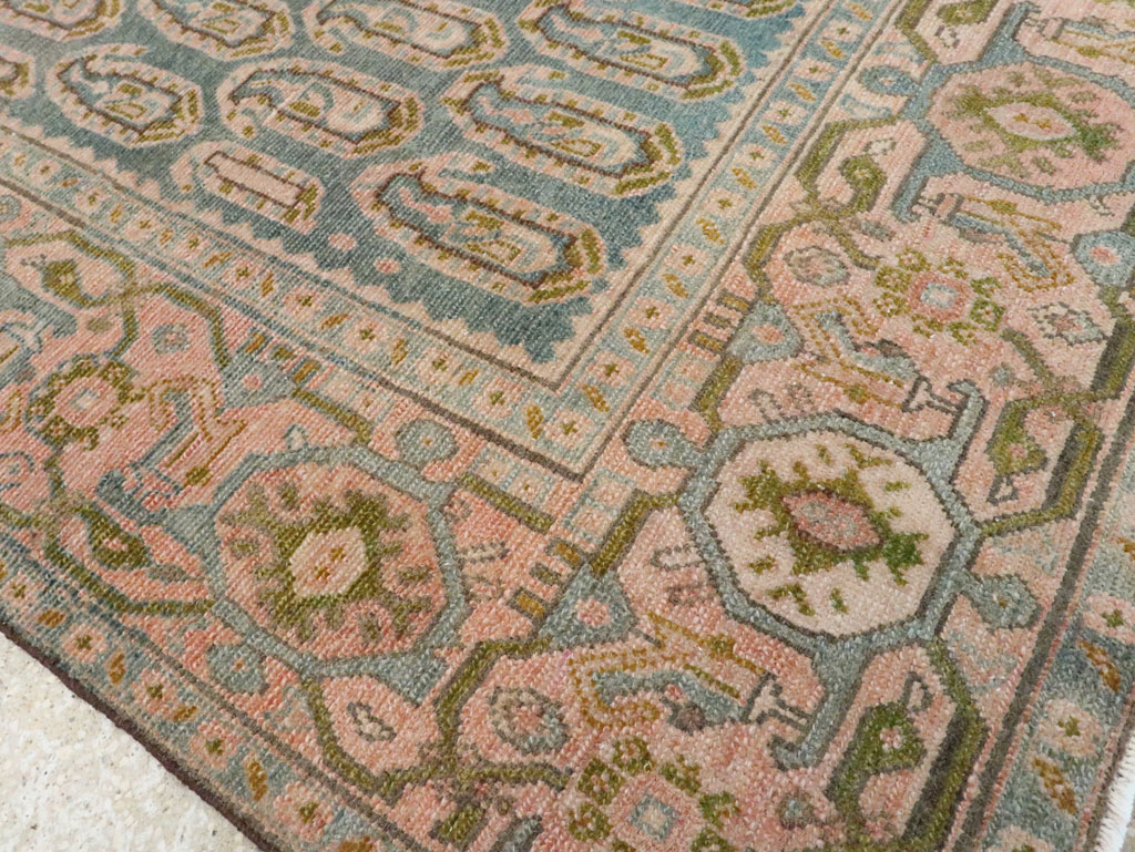 Vintage Persian Malayer Accent Rug, No.28636 - Gsblank