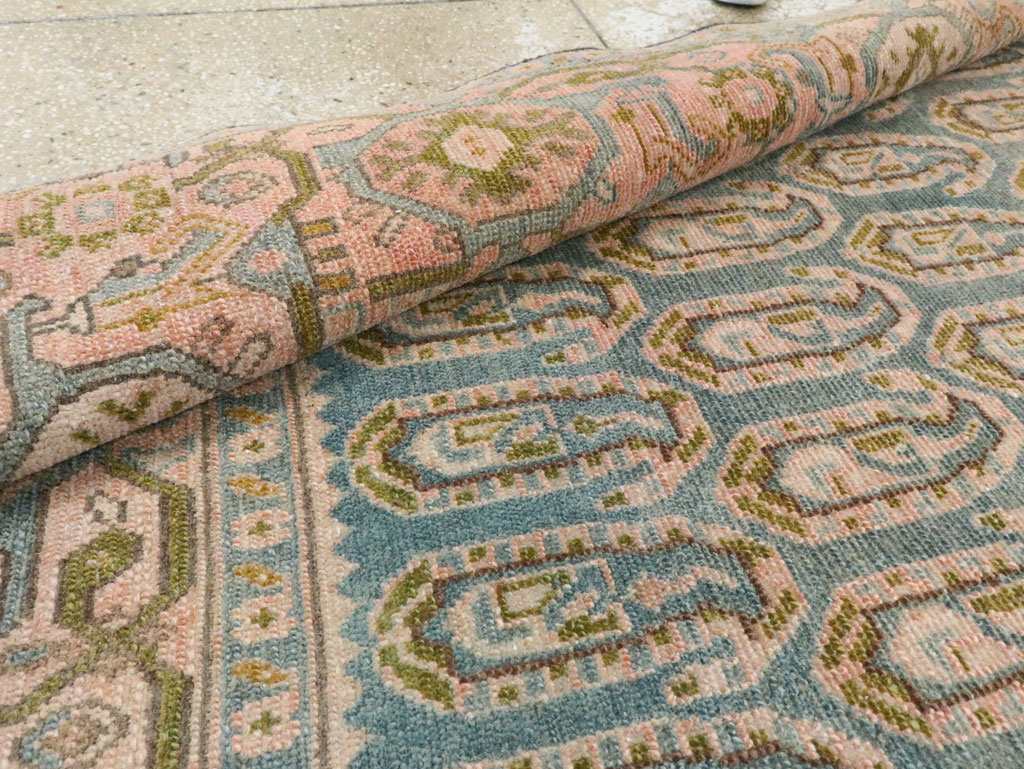 Vintage Persian Malayer Accent Rug, No.28636 - Gsblank