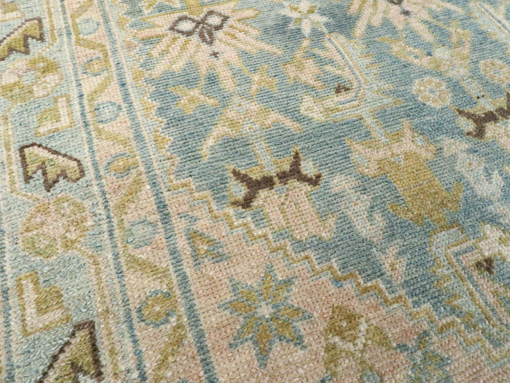 Vintage Persian Malayer Throw Rug, No.28637 - Gsblank