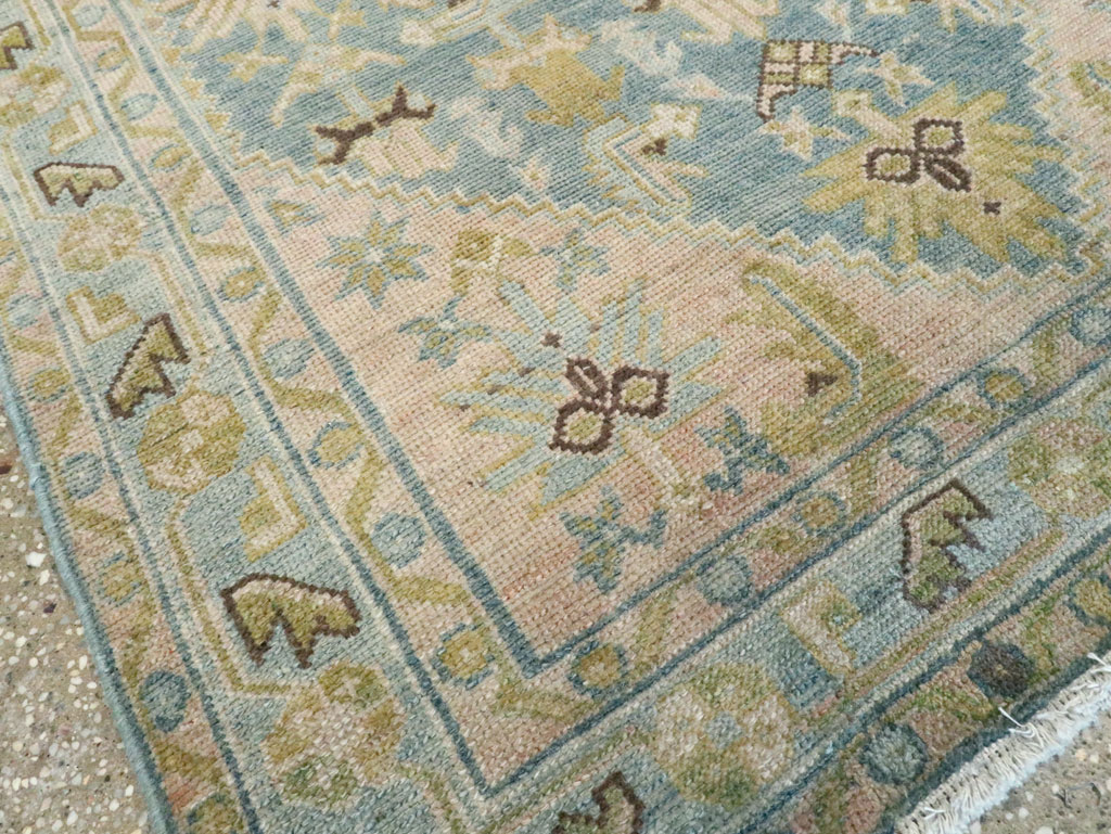 Vintage Persian Malayer Throw Rug, No.28637 - Gsblank