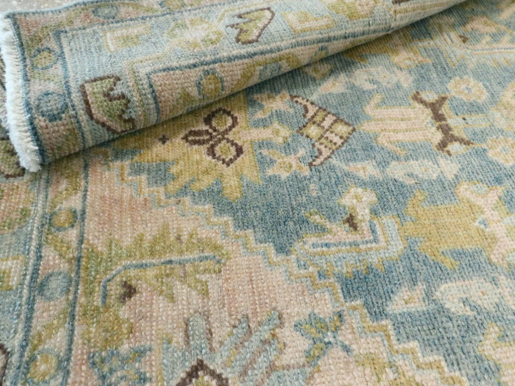 Vintage Persian Malayer Throw Rug, No.28637 - Gsblank