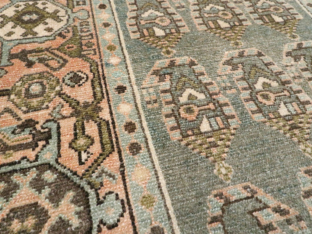 Vintage Persian Malayer Throw Rug, No.28638 - Gsblank