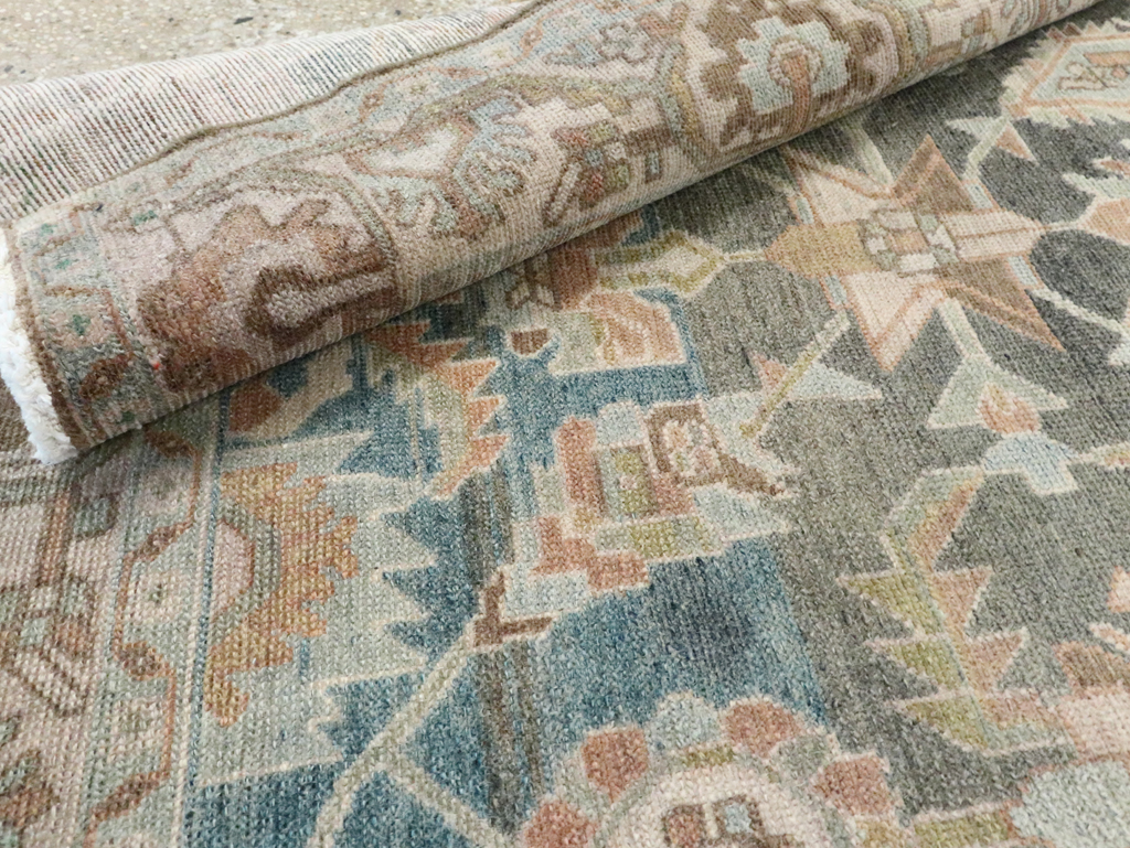 Vintage Persian Malayer Accent Rug, No.28642 - Gsblank