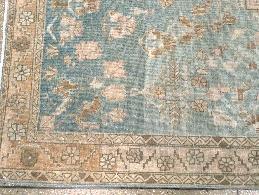 Vintage Persian Malayer Accent Rug, No.28644 - Gsblank