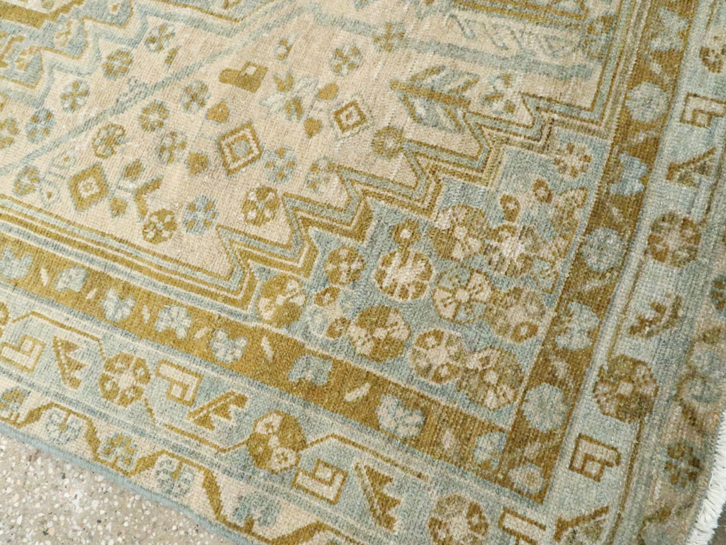 Vintage Persian Malayer Accent Rug, No.28645 - Gsblank