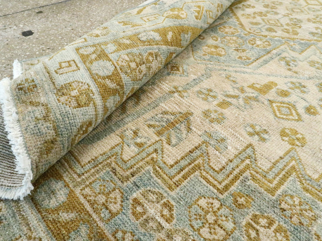 Vintage Persian Malayer Accent Rug, No.28645 - Gsblank