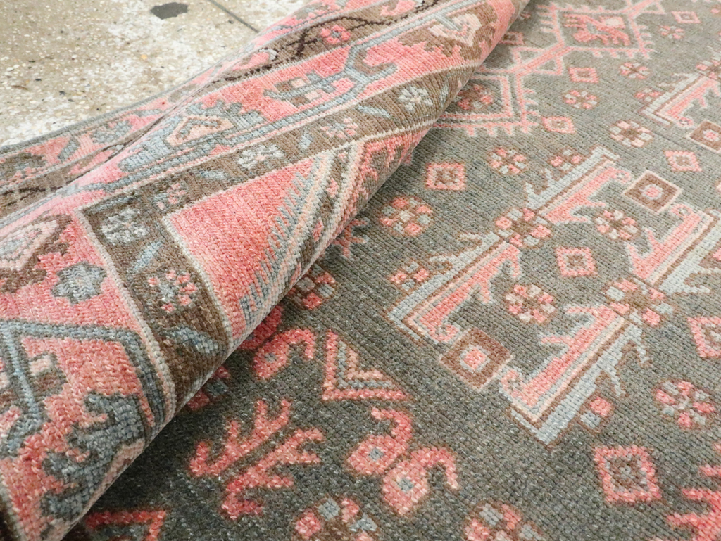 Vintage Persian Malayer Throw Rug, No.28646 - Gsblank