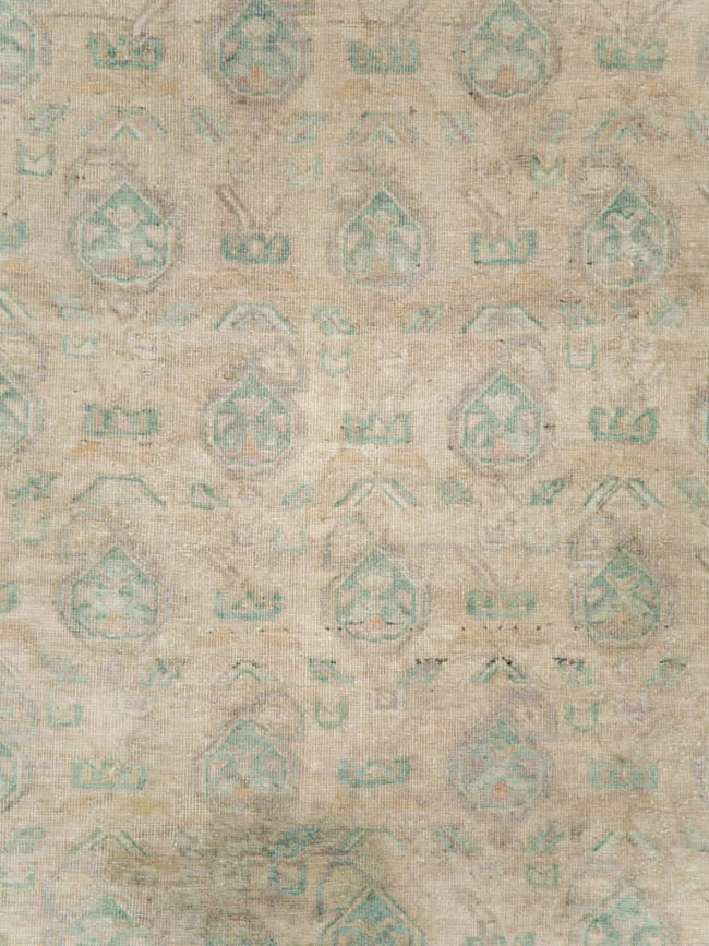 Vintage Persian Afshar Accent Rug, No.28647 - Gsblank