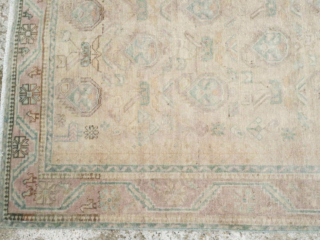 Vintage Persian Afshar Accent Rug, No.28647 - Gsblank