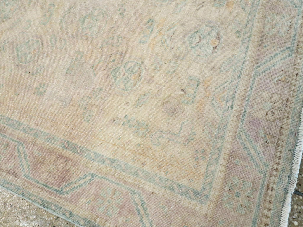 Vintage Persian Afshar Accent Rug, No.28647 - Gsblank