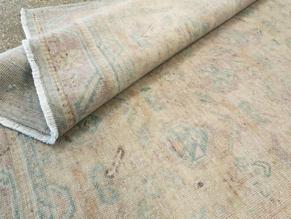 Vintage Persian Afshar Accent Rug, No.28647 - Gsblank