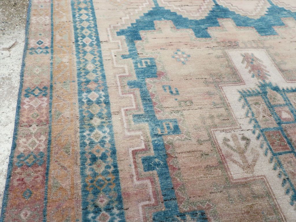 Vintage Persian Afshar Tribal Accent Rug, No.28649 - Gsblank