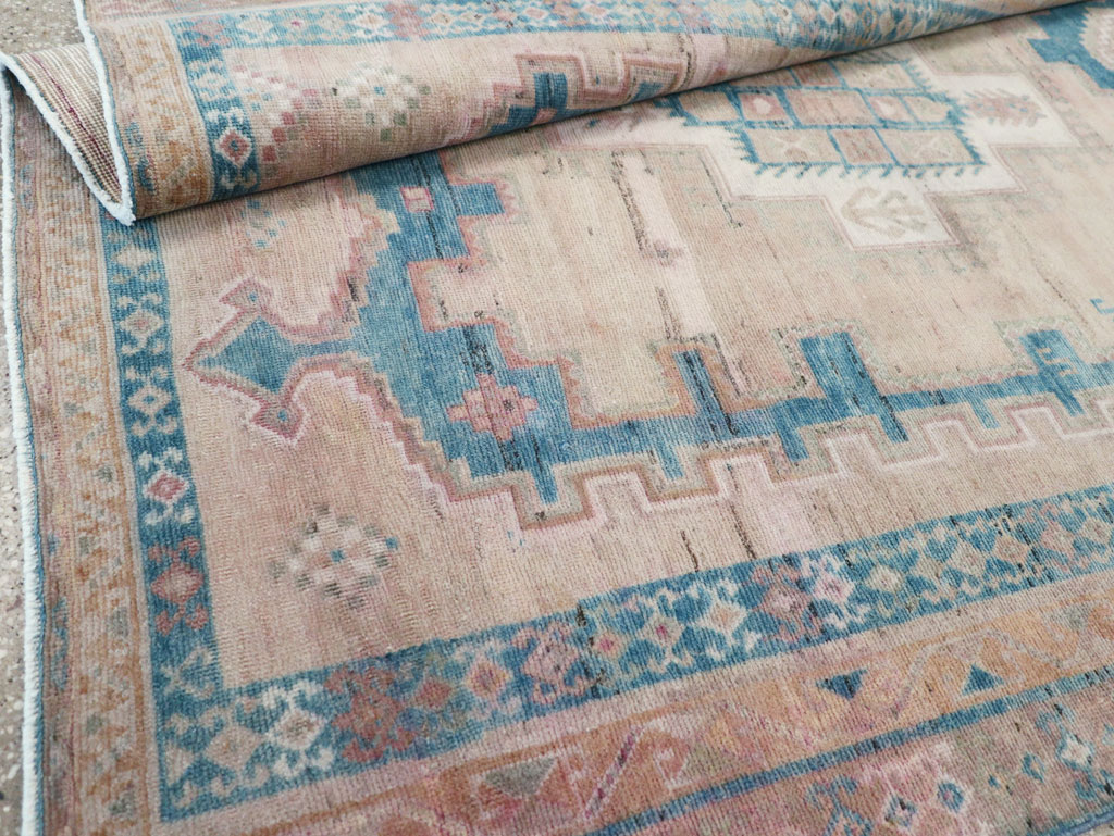 Vintage Persian Afshar Tribal Accent Rug, No.28649 - Gsblank