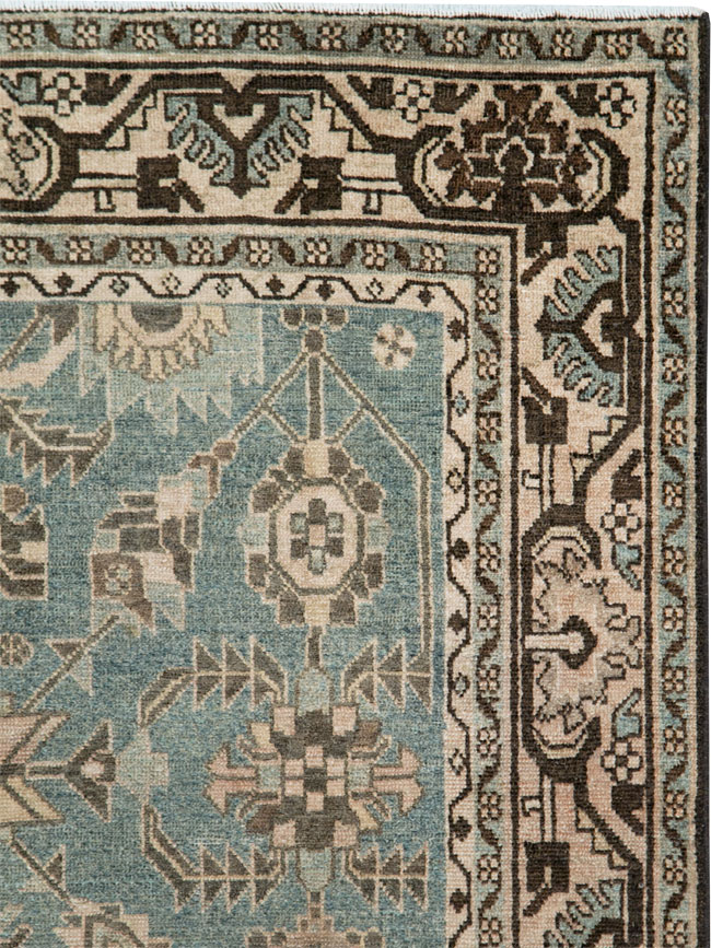 Vintage Persian Malayer Accent Rug, No.28650 - Gsblank