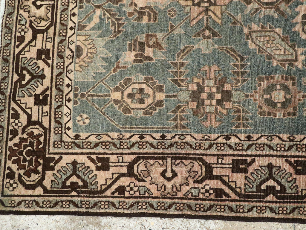 Vintage Persian Malayer Accent Rug, No.28650 - Gsblank