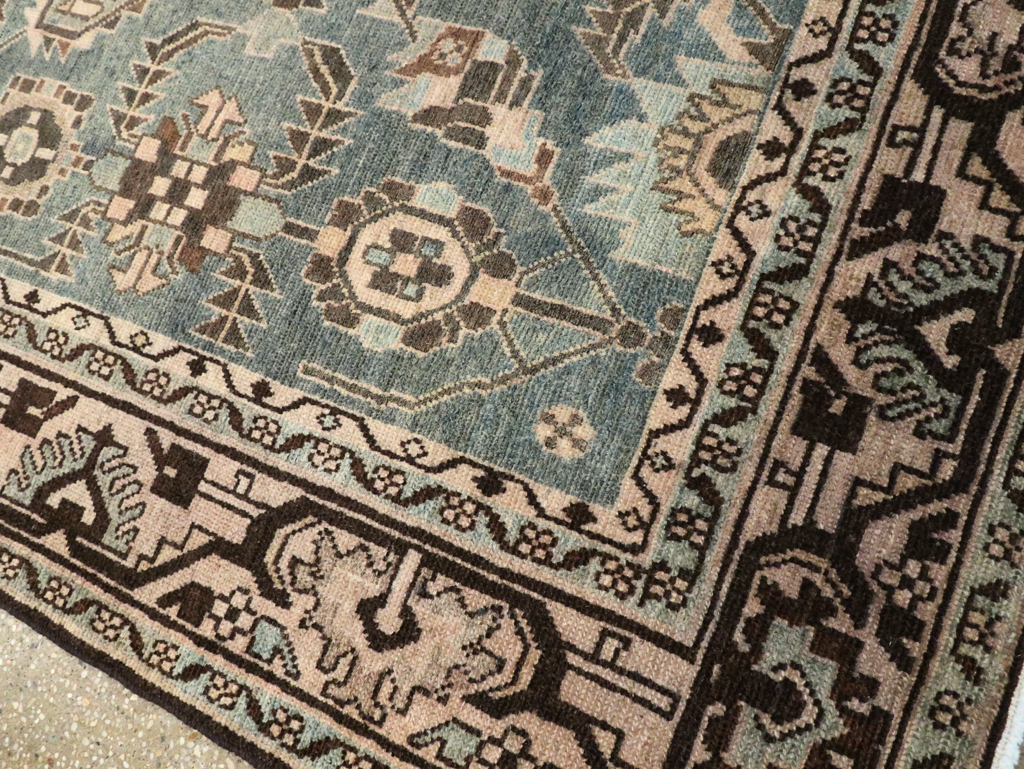 Vintage Persian Malayer Accent Rug, No.28650 - Gsblank