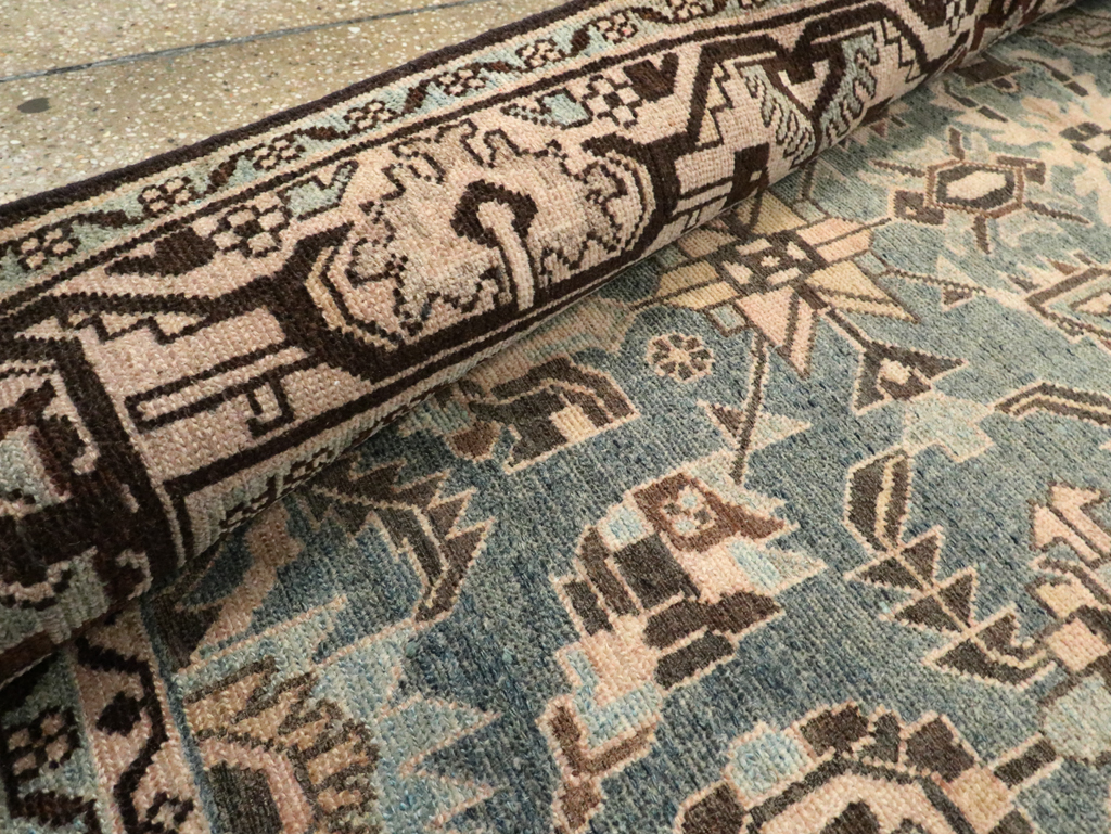 Vintage Persian Malayer Accent Rug, No.28650 - Gsblank